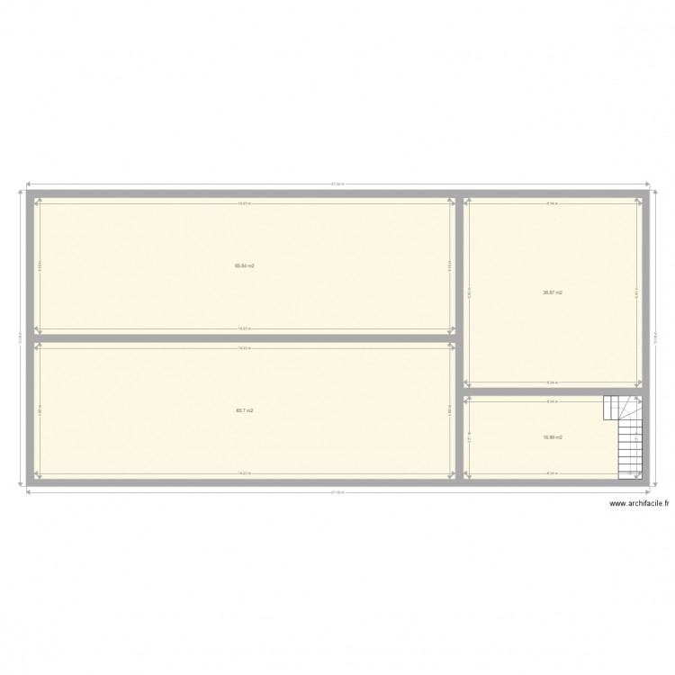 ou ol. Plan de 0 pièce et 0 m2