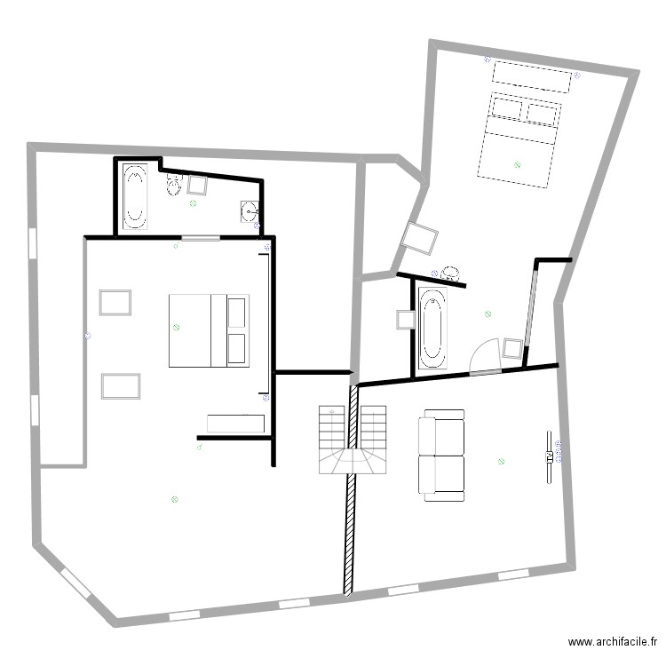 brive 2. Plan de 4 pièces et 242 m2