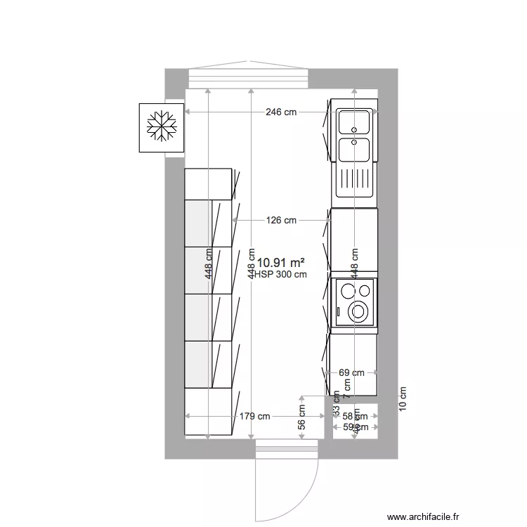 Cuisine Gioia JFL. Plan de 