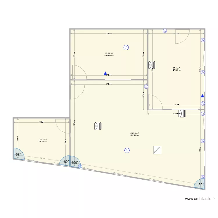 Electricit&eacute;. Plan de 
