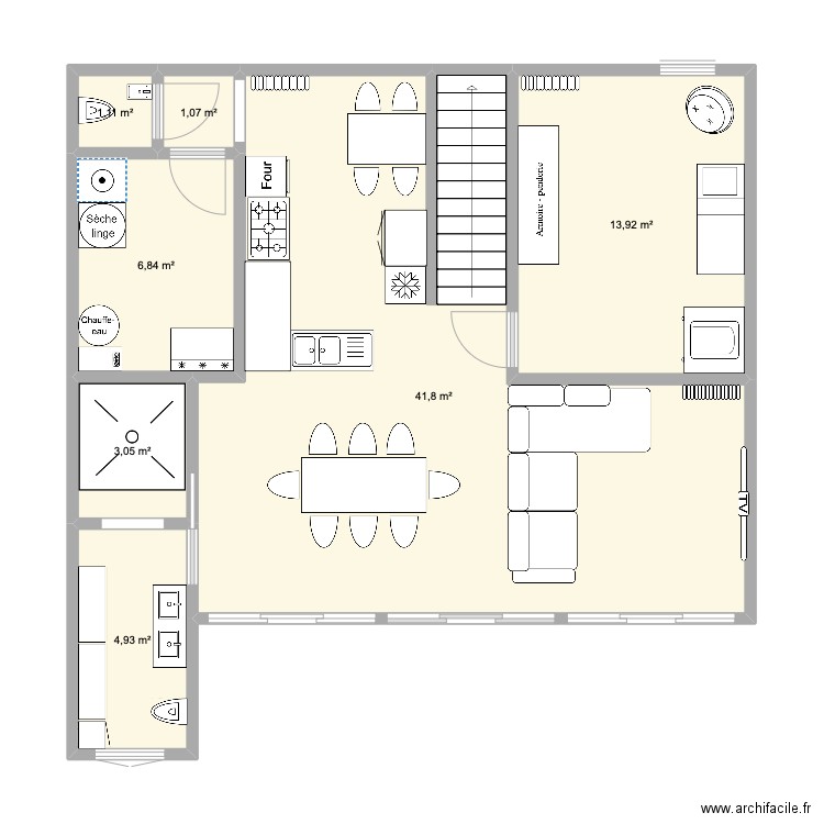 Maison. Plan de 0 pièce et 0 m2