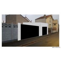 facade de garage Plan 1