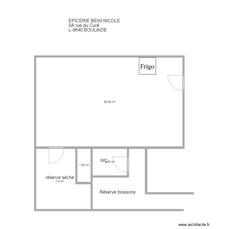 plan epicerie Beim Nicole. Plan de plan epicerie Beim Nicole. Plan de
