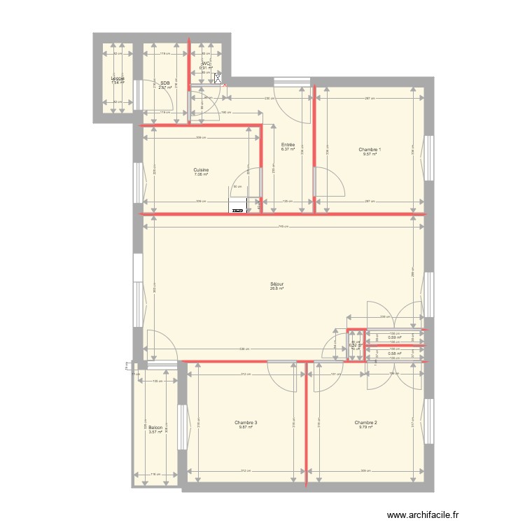 A Colocation Plan Sample Plan – Colocation Villeurbanne – Par ClavelC ️ | ArchiFacile