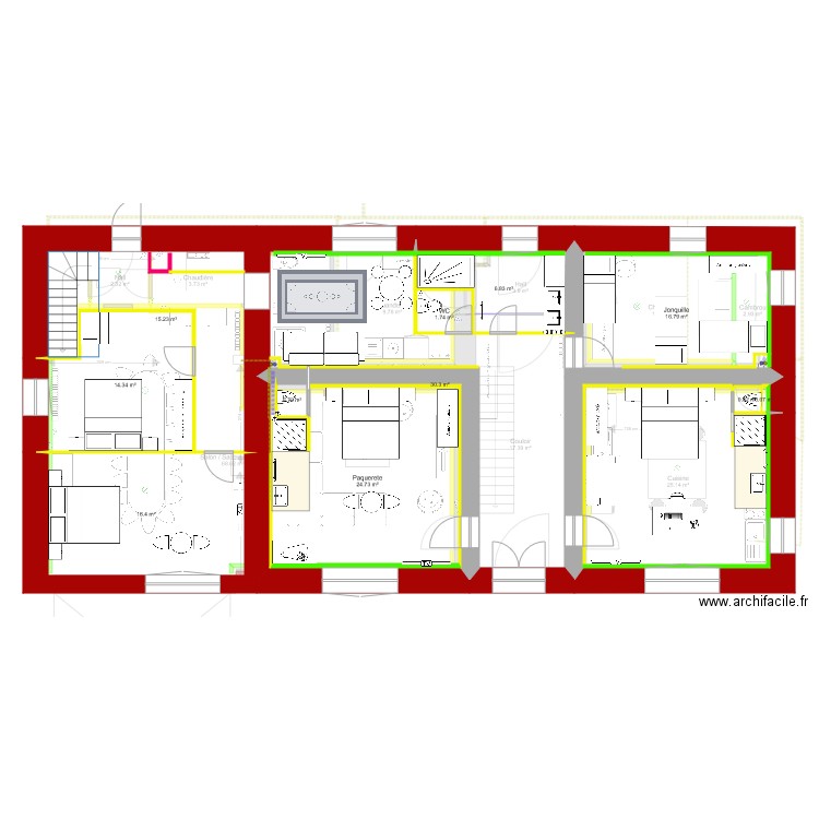 LTN Maison RDC nouveau 16042018. Plan de 0 pièce et 0 m2