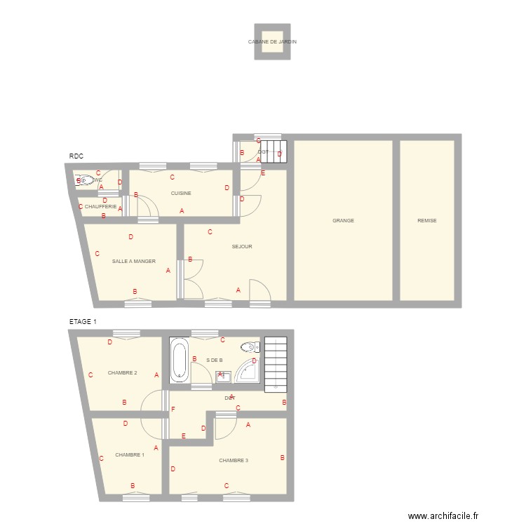 pitwell. Plan de 0 pièce et 0 m2