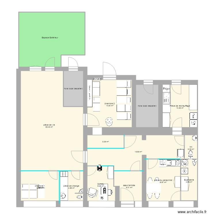 237 route de vienne VENISSIEUX creche V 140818. Plan de 0 pièce et 0 m2