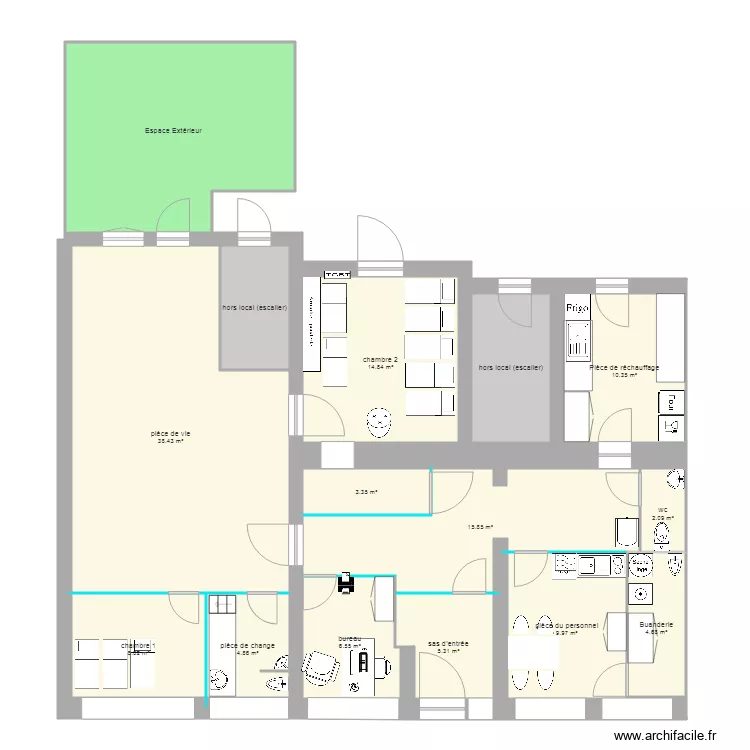 237 route de vienne VENISSIEUX creche V 140818. Plan de 
