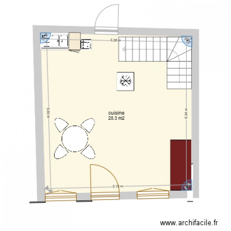 cuisine. Plan de 0 pièce et 0 m2