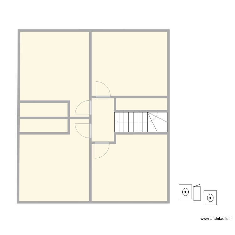 chalet 2 étage 3 chambres . Plan de 0 pièce et 0 m2