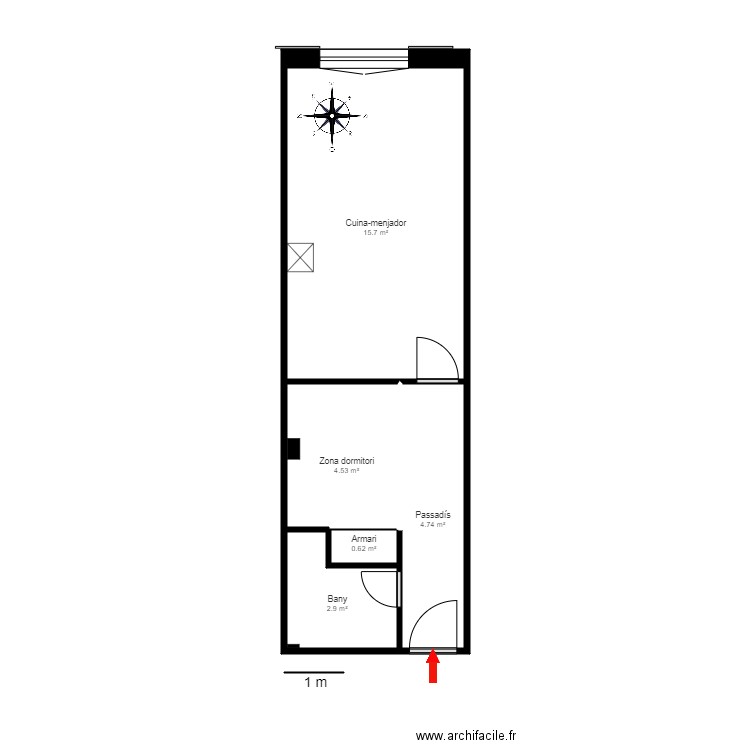 ED LA MIRANDA BLOC B 5 2 ENCAMP. Plan de 0 pièce et 0 m2