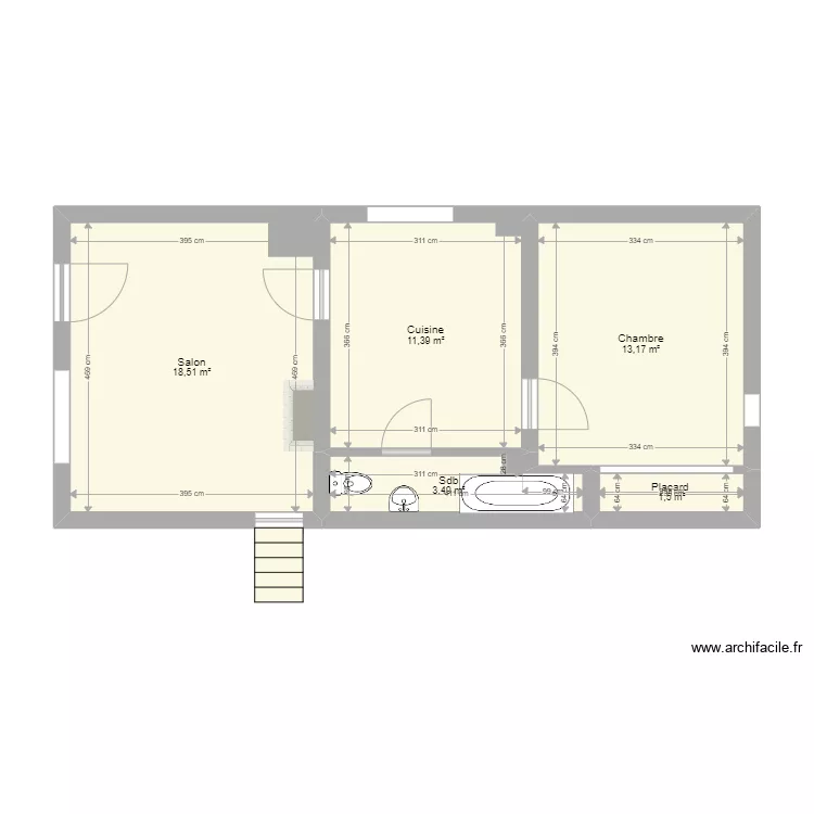 Pinatel Lascours 1er étage. Plan de Pinatel Lascours 1er étage. Plan de