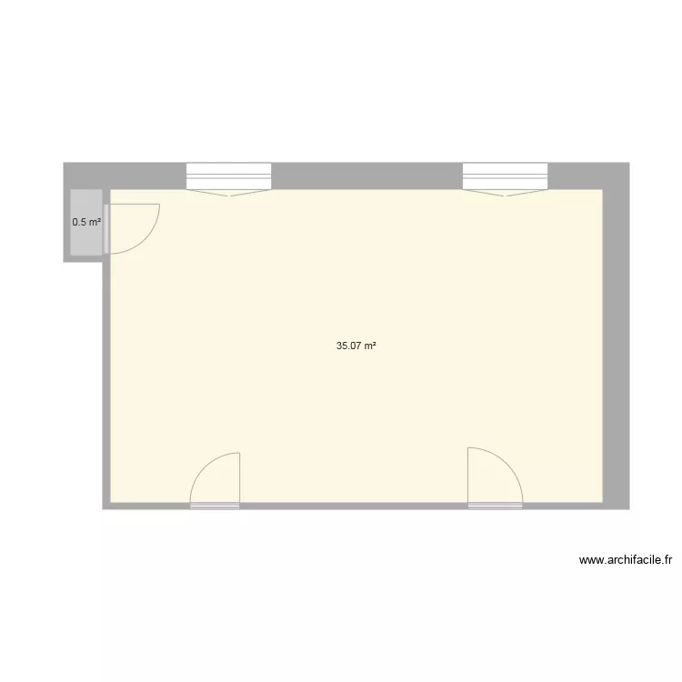 Bureau 122 124. Plan de 