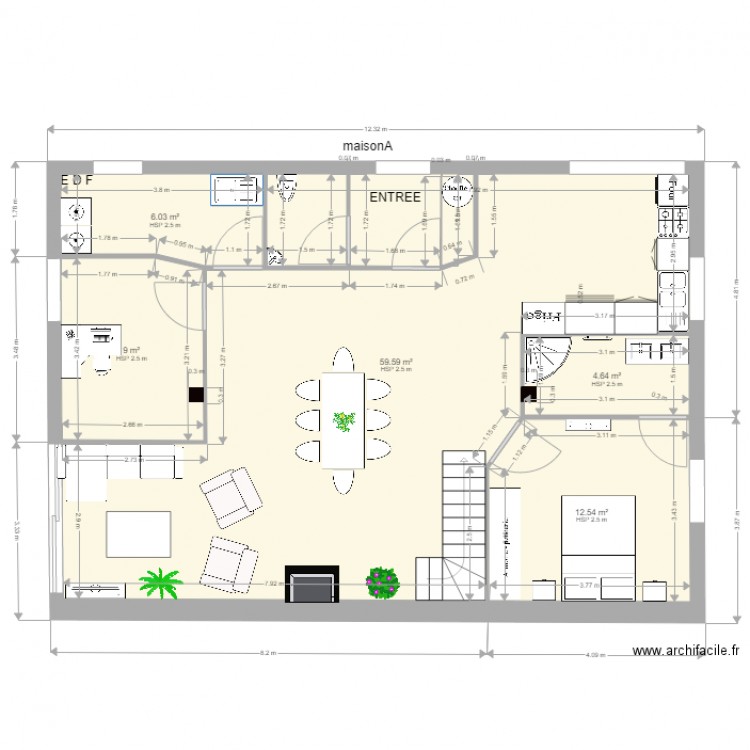 David Home A. Plan de 0 pièce et 0 m2