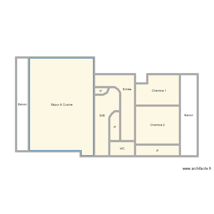 16 botzaris. Plan de 0 pièce et 0 m2