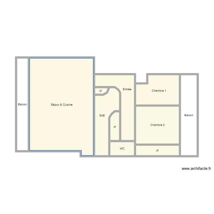 16 botzaris. Plan de 