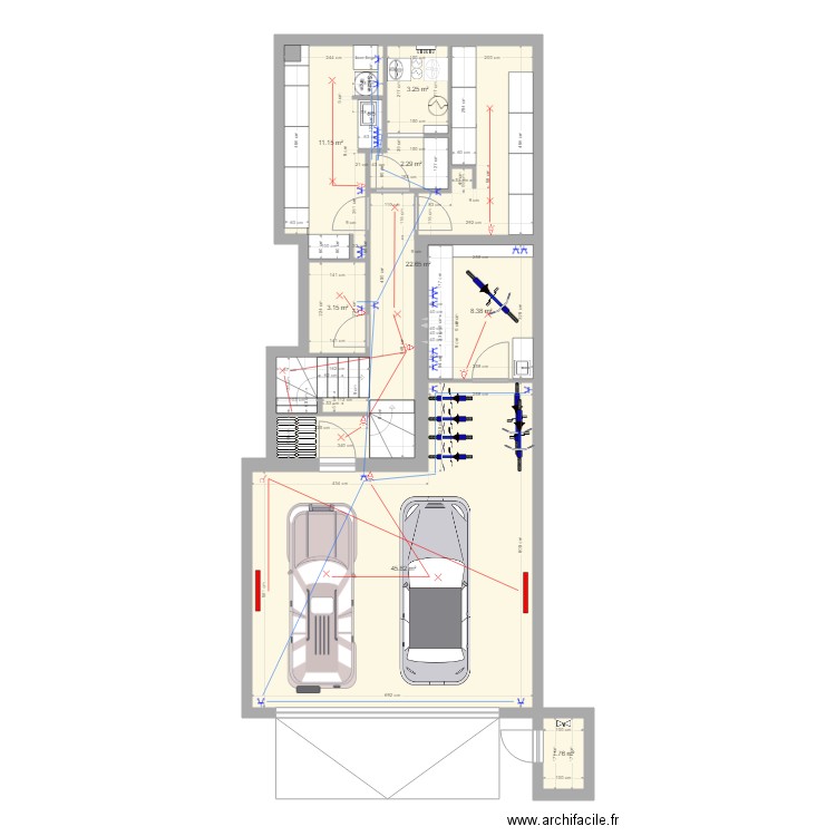 sous sol final. Plan de 0 pièce et 0 m2