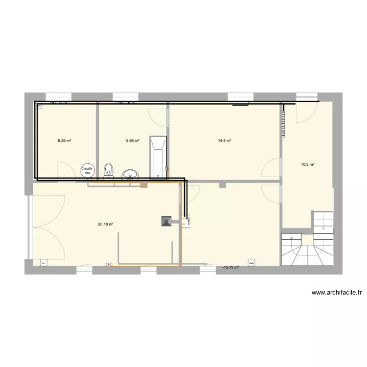 La Scarpe RDCactuel. Plan de La Scarpe RDCactuel. Plan de