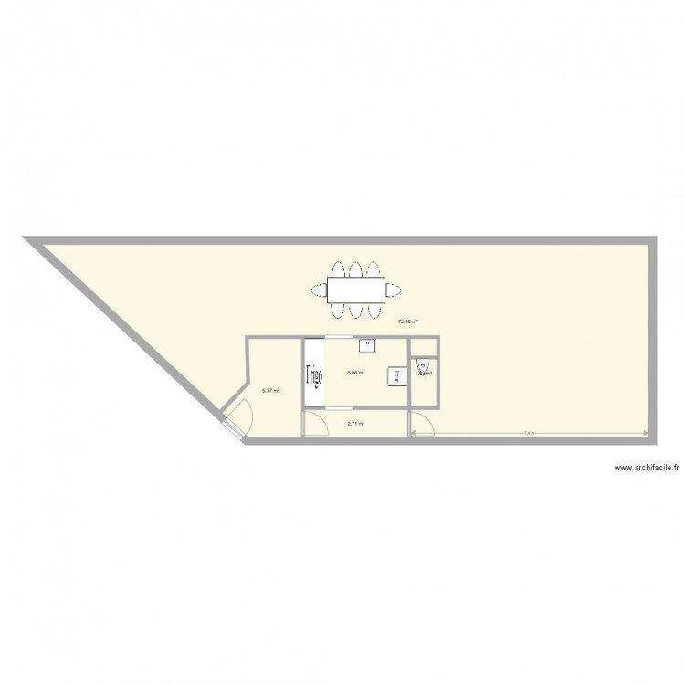Maison place V3 RDC. Plan de 0 pièce et 0 m2