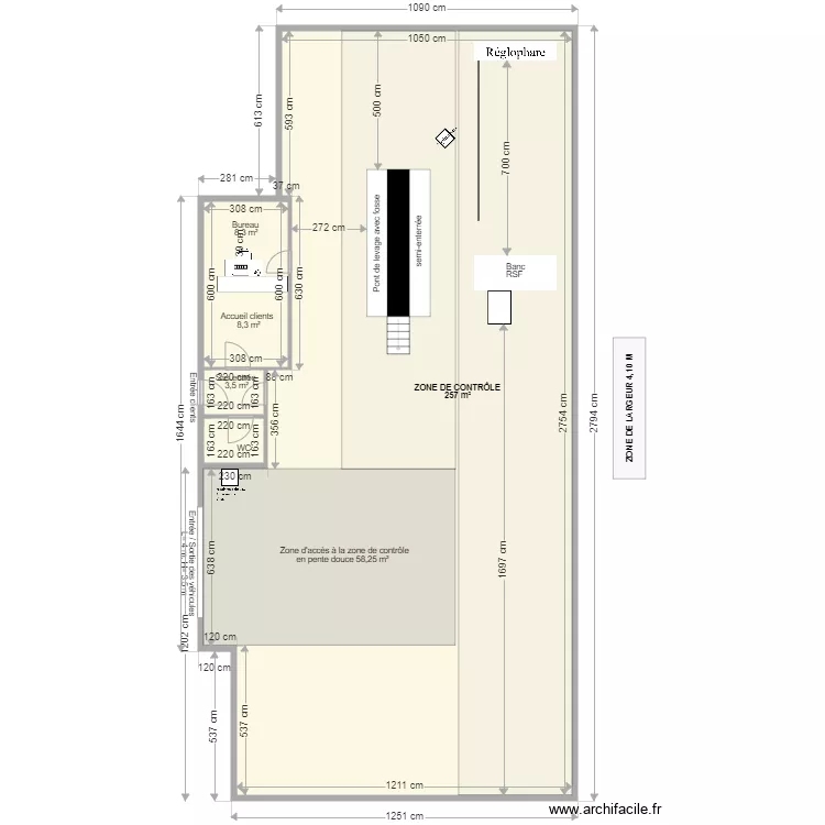 CCT VL VILLENEUVE D ASCQ. Plan de 