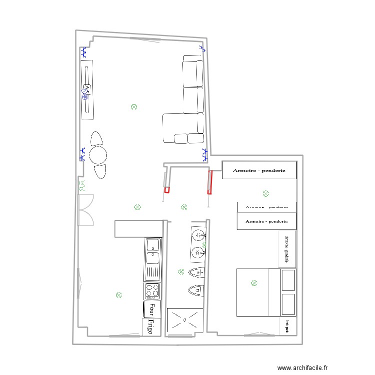 villa d'adda electricite. Plan de 0 pièce et 0 m2