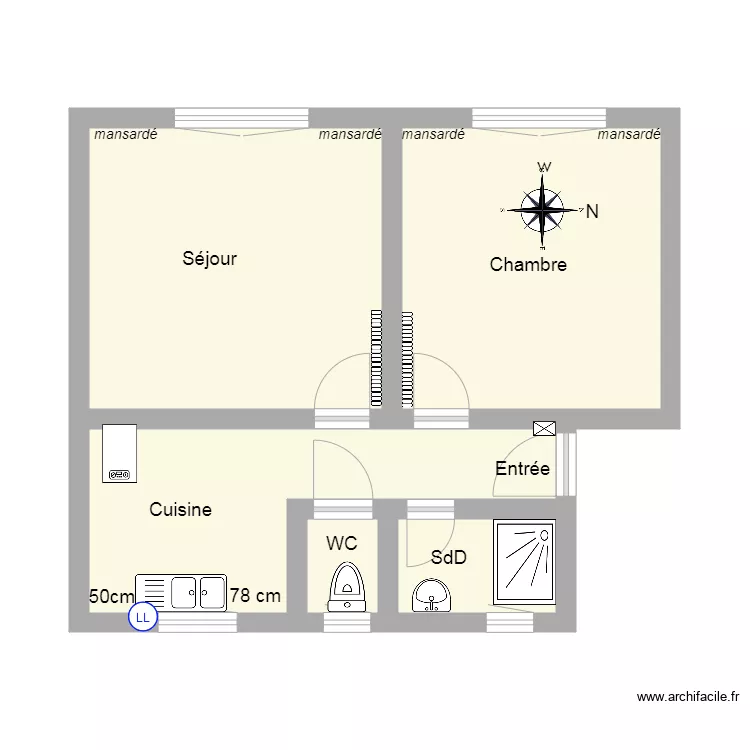 Papin 502 G. Plan de 