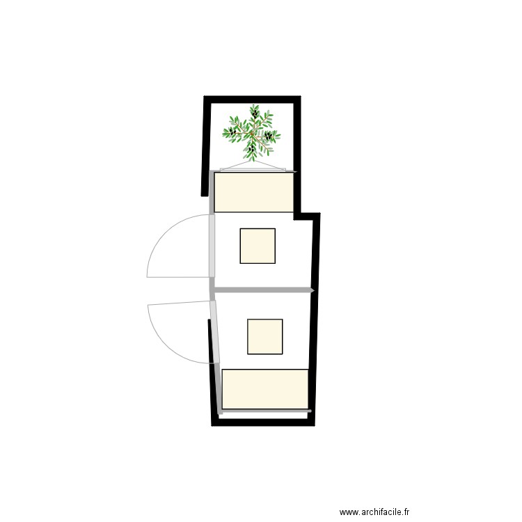 Cabines tele. Plan de 0 pièce et 0 m2