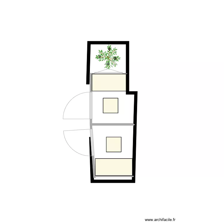 Cabines tele. Plan de 