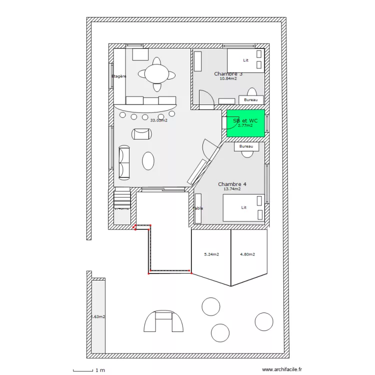 Ma maison Plan de l'Etage. Plan de Ma maison Plan de l'Etage. Plan de