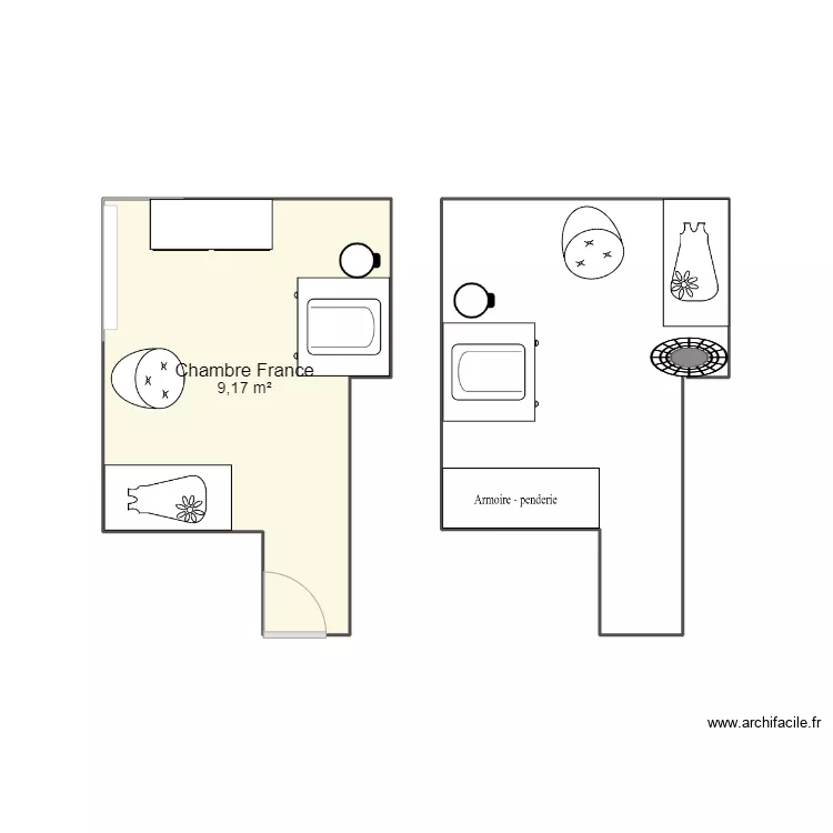 ChambreFrance.. Plan de 