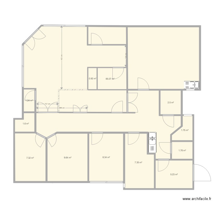 saintJeandeVedas vers0. Plan de 0 pièce et 0 m2