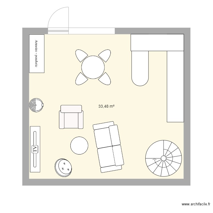Grange chatillon option 1. Plan de 0 pièce et 0 m2