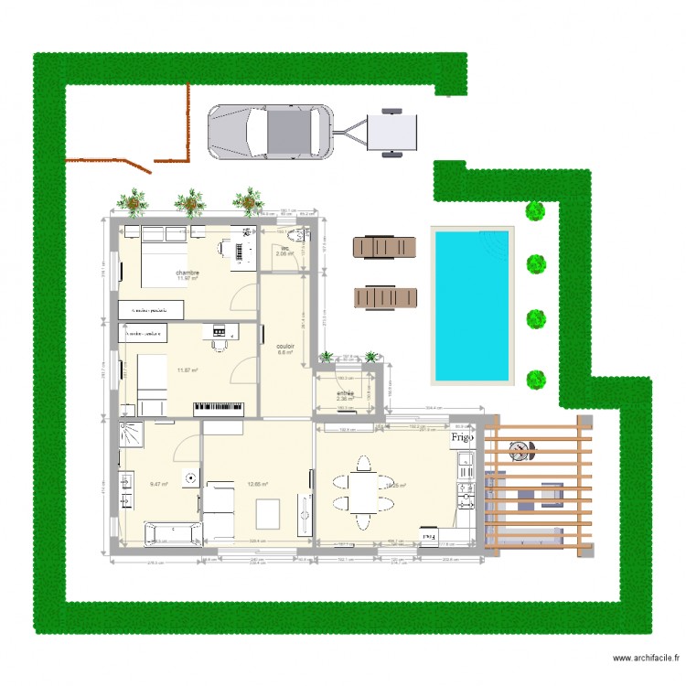 breuil et cheucle. Plan de 0 pièce et 0 m2