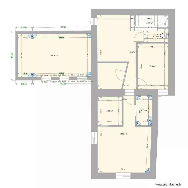 ARBORAS ETAGE. Plan de 