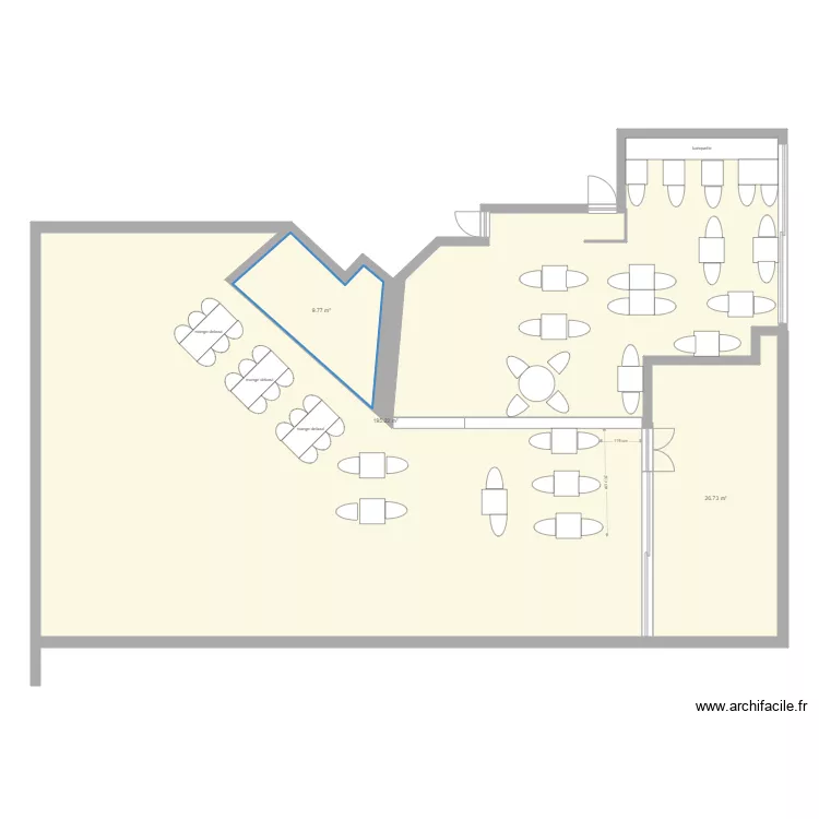 au petit creux. Plan de 