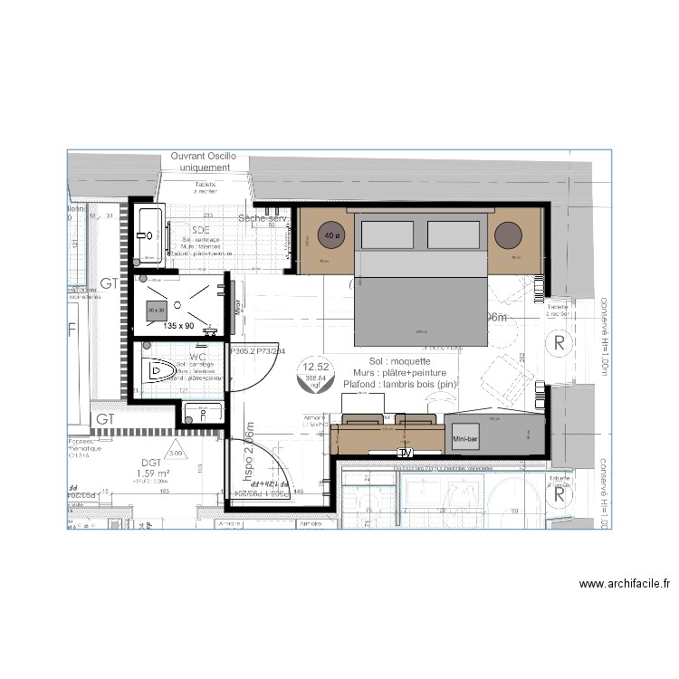 chambre 5 pin new. Plan de 0 pièce et 0 m2