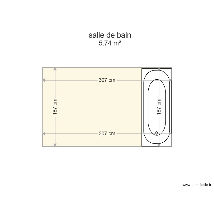 Salle de bain. Plan de 0 pièce et 0 m2