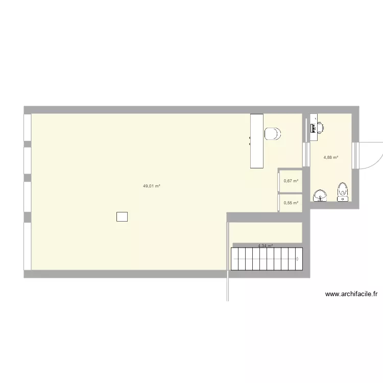 boutique martine. Plan de 