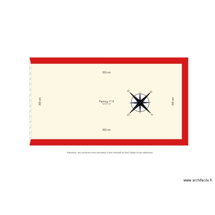 BI 4046 parking. Plan de 0 pièce et 0 m2