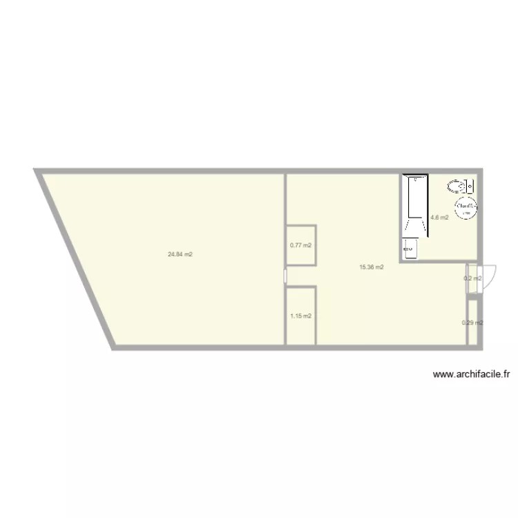 appartement 3 2eme etage MODIFIE. Plan de appartement 3 2eme etage MODIFIE. Plan de