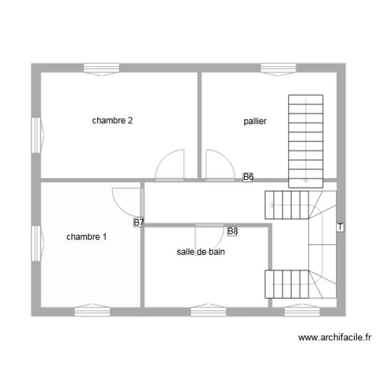 logement 4 1er Etage. Plan de 