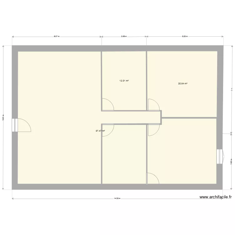 Maison Chalaide 2. Plan de 