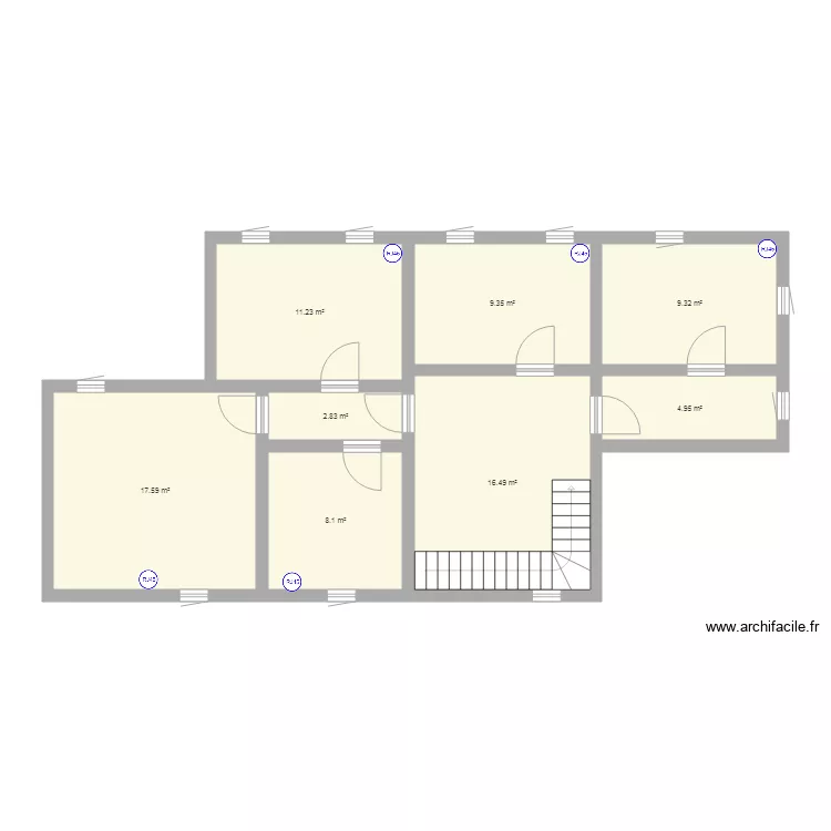 sch&eacute;ma r&eacute;seau informatique. Plan de 