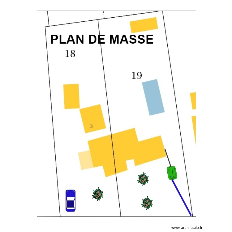 Leblanc. Plan de 0 pièce et 0 m2