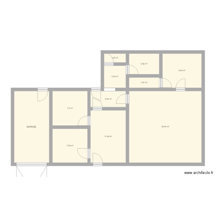 DUMAIN. Plan de 0 pièce et 0 m2