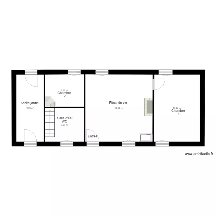 Plan existant hermin . Plan de 