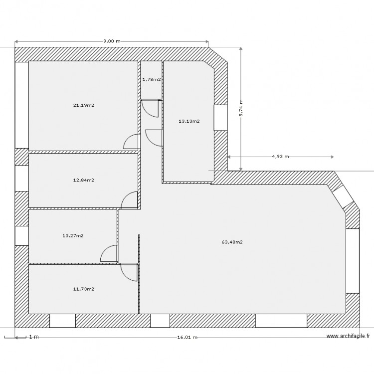 M GEORGES. Plan de 0 pièce et 0 m2
