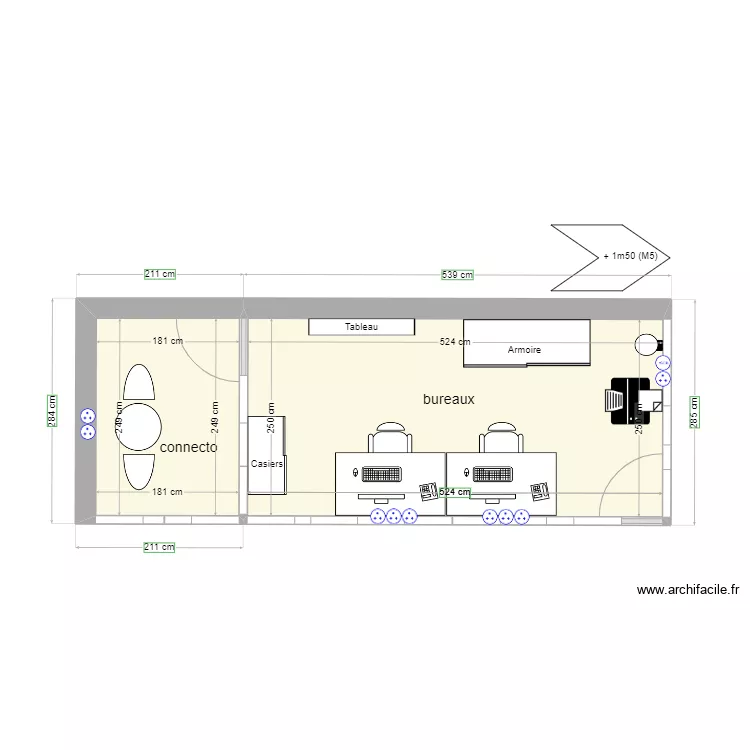 Bureau TL. Plan de Bureau TL. Plan de