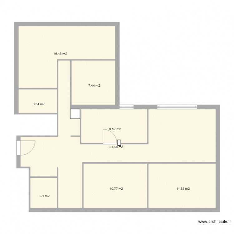 Plan Evry 1. Plan de 0 pièce et 0 m2