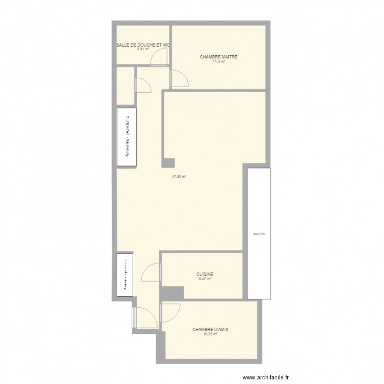 M SERGE ADELI. Plan de 0 pièce et 0 m2